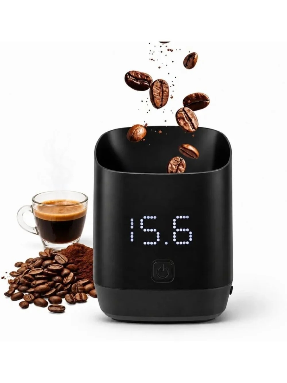 High Precision Digital Coffee Scale for Pour Over & Espresso, Tare Function, LED